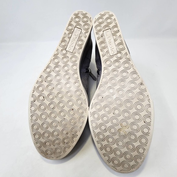 Linea Paolo Felicia Perforated Gray Suede Wedge Sneakers Bootie 8.5 M Platform - Picture 6 of 6